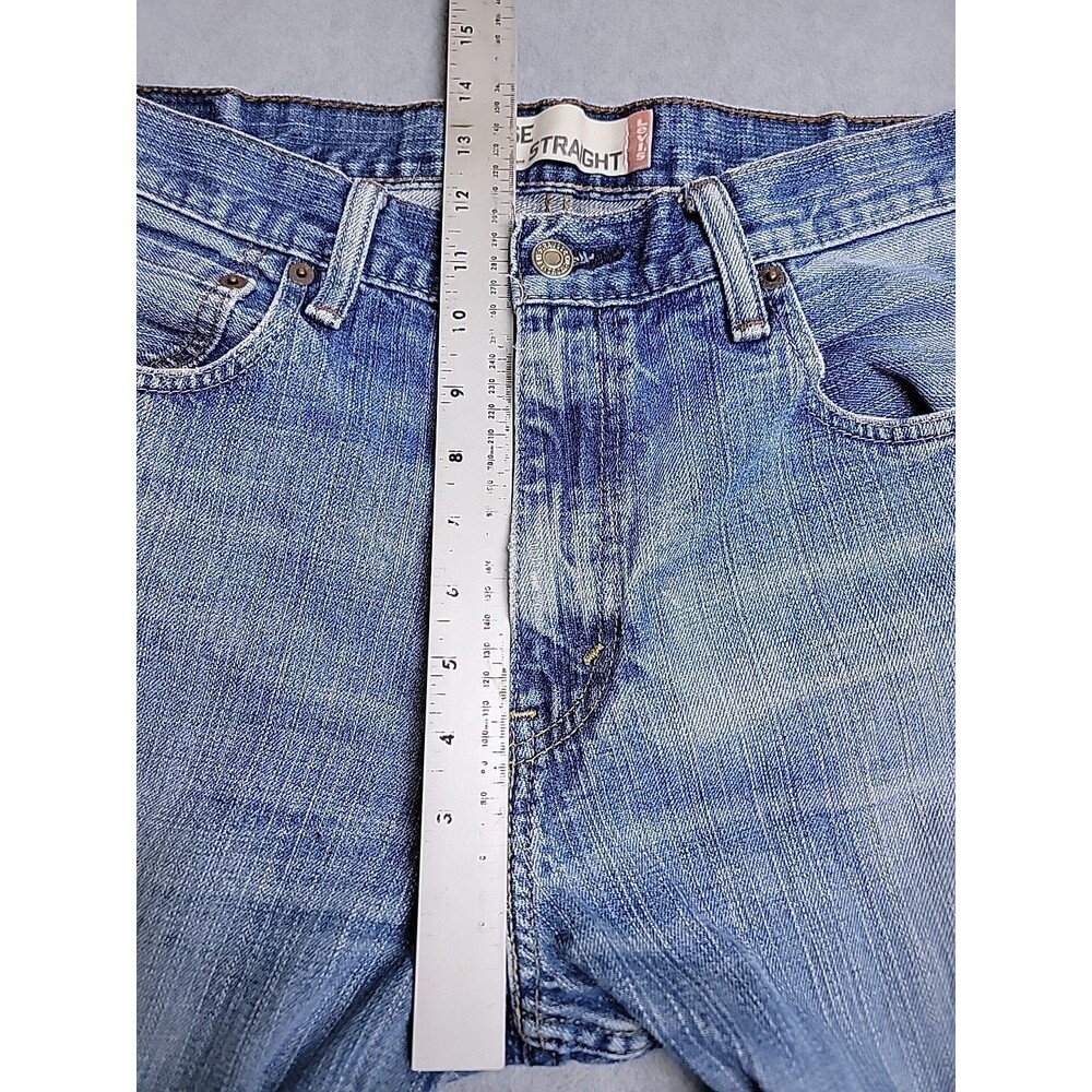Vintage‎ Levis 569 Jeans Mens 34x30 (36x29) Loose Baggy Straight Distressed Blue - Picture 9 of 14